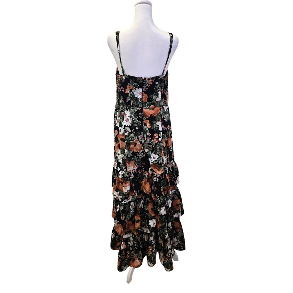 Abercrombie & Fitch Ruffle Tiered Maxi Dress Size Medium - Picture 2 of 10